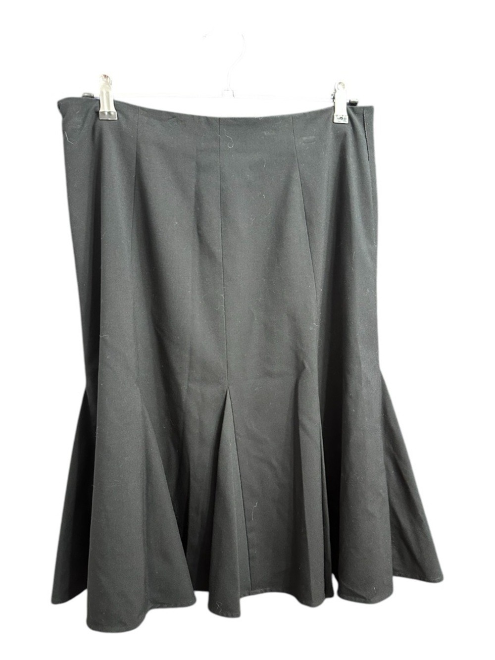 Inc International Concepts Black Flared Hem Tulip/Mermaid Midi Skirt - Picture 3 of 6